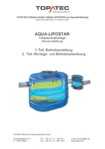 aqua lipostar betriebshandbuch inkl. betriebstagebuch